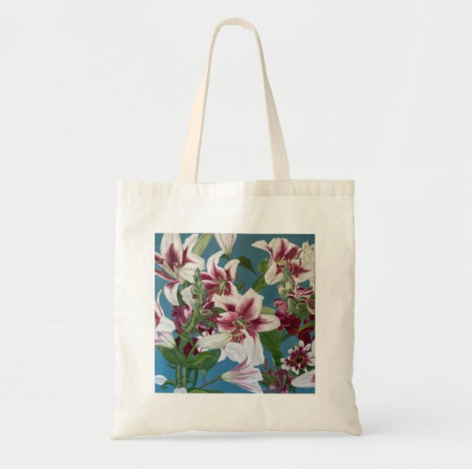 Lillies Tote bag
